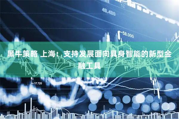 黑牛策略 上海：支持发展面向具身智能的新型金融工具