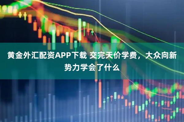 黄金外汇配资APP下载 交完天价学费，大众向新势力学会了什么